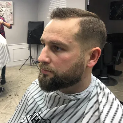 Комплекс «Стрижка + моделирование усов и бороды» в исполнении Top барбера  Каро – BROCK Barbershop