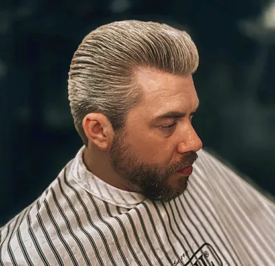 Классическая стрижка Side part от Top барбера Дмитрия Соловьёва — BROCK  Barbershop