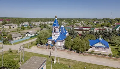 Калужская область Барятинский район Барятино Церковь Николая Чудотворца  Фотография