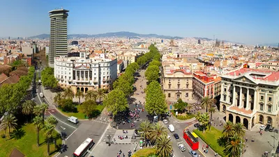 Обои Barcelona, Catalonia Города Барселона (Испания), обои для рабочего  стола, фотографии barcelona, catalonia, города, барселона , испания,  площадь, собор Обои для рабочего стола, скачать обои картинки заставки на рабочий  стол.