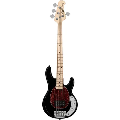 REDHILL JB200 BK - бас-гитара 4-стр., J+J, 864 мм, корпус тополь, гриф  клен, цвет черный купить онлайн по актуальной цене со скидкой и доставкой -  invask.ru