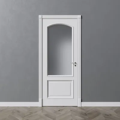 Межкомнатная дверь со стеклом London RD106.G Rossadoors | Белые двери, Дверь,  Ванная стиль