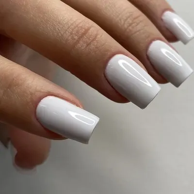 Белые нарощенные ногти фото фото