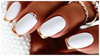 Самый красивый Белый маникюр 2022: фото идеи модного дизайна ногтей |  Beautiful white manicure - YouTube