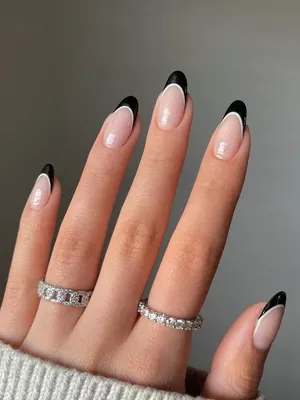 Черно-белые ногти — 3 дизайна для тех, кто не любит яркие цвета | WOMAN