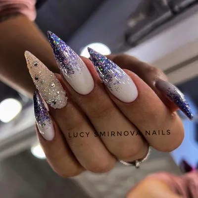 Mila Nails Shop Втирка для ногтей зеркальная маникюра серебро металлик