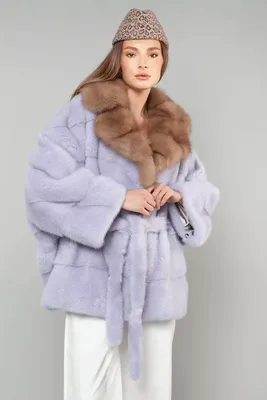 Короткая норковая шуба - цвет “Паломинo” - купить в Москве, доставка и  примерка | «Furs Studio»