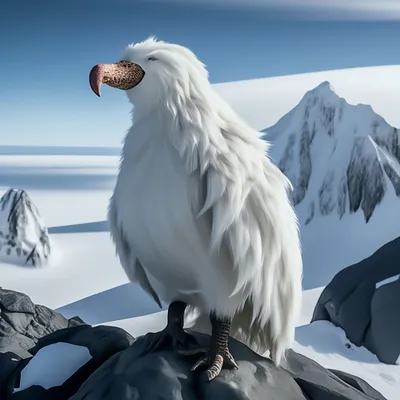 Две белые птицы одна с,черной …» — создано в Шедевруме