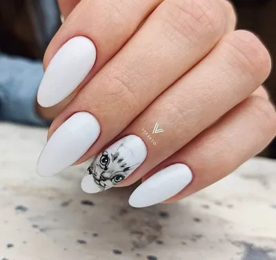 Маникюр оранжевый с белым | Nail designs, Nail art, Nail colors