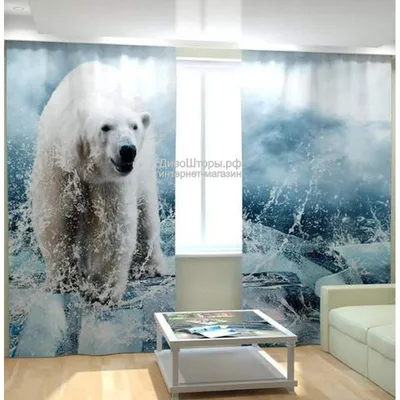 Фотообои Белый медведь артикул Anm-003 купить в Брянске | интернет-магазин  ArtFresco