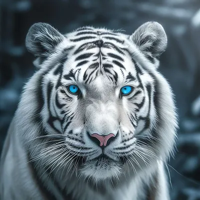 Белый тигр рисунок - 36 фото