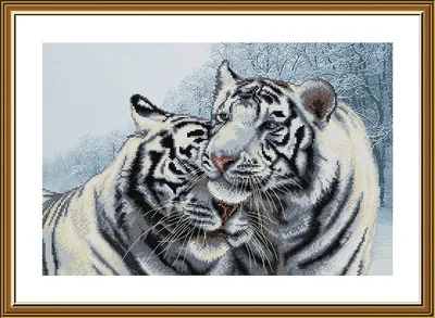 Бенгальские тигры в пруду» — создано в Шедевруме