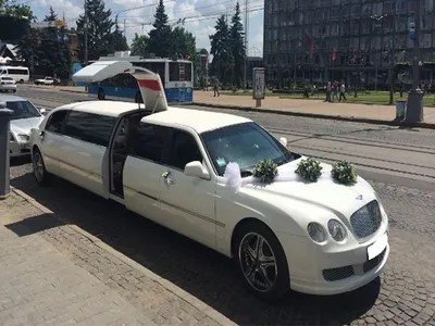 Аренда Лимузина Bentley Белый, Киев (Копи | RentBus- транспортное  обслуживание