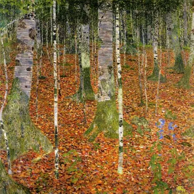 без названия - (березовый лес - осень) - Jerzy Duda Gracz | TouchofArt