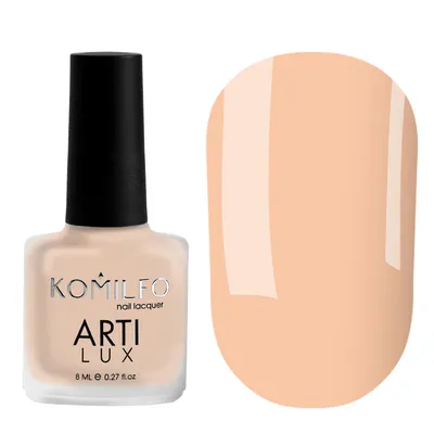 Komilfo ArtiLux 003 nail polish (beige, translucent for a coat, enamel), 8  ml – Komilfo.ua