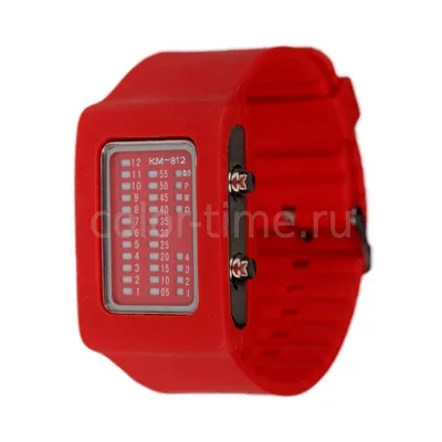 Купить Наручные часы бинарные Fusion, красные