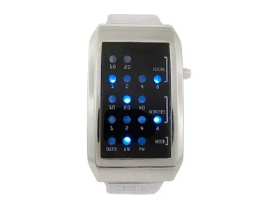 Светодиодные Бинарные часы Металл купить по цене 298 ₽ в интернет-магазине  KazanExpress