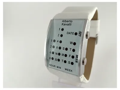 Бинарные часы Alberto Kavalli Цифровой стиль стальные - купить в магазине  mBuy24.com
