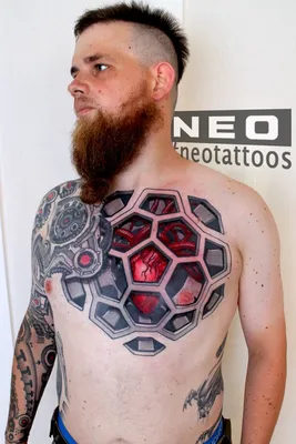 Кубическая биомеханика от Neo из Швейцарии | FunTattoo.ru