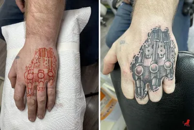 Маркус Ленхард - звезда татуировки в стиле биомеханика | FunTattoo.ru