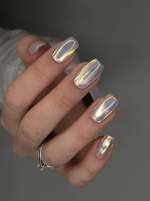 битое стекло,втирка | Nail colors, Beige nails, Nails