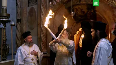 В иерусалимском храме Гроба Господня сошел Благодатный огонь - Православный  журнал «Фома»