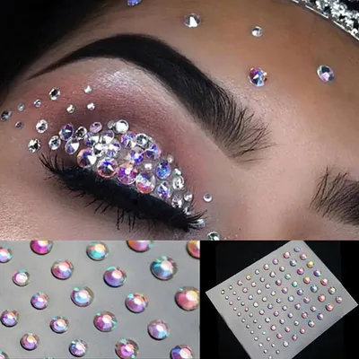 KRYGINA cosmetics :: Глиттер для лица и глаз, блёстки для макияжа Sparkles  Silver, 6 г