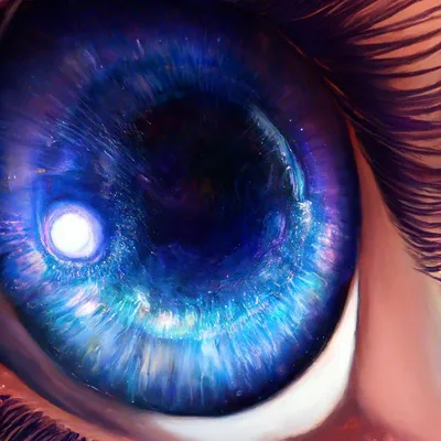 Два глаза в кадре, глазные яблоки …» — создано в Шедевруме