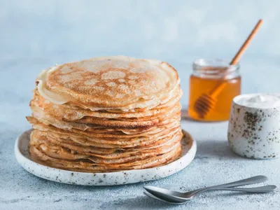 Блины на воде заварные | Ленивая кухня за 100 рублей | Дзен