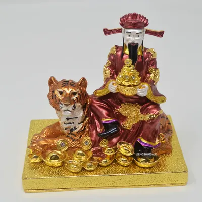 Фэн-шуй, украшенный Богом богатства на Тигре в фэн-шуй, браслет с красной  струной W3366 | AliExpress