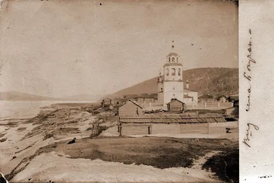 Церковь Петра и Павла (старая), Богучаны (Богучанский район), фотография.  архивная фотография Старинное фото из фондов Государственного центрального  музея современной истории России