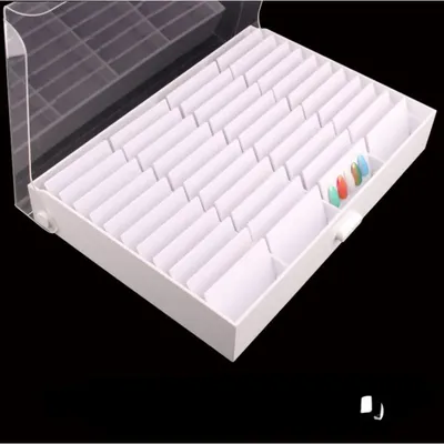 44 сетки поддельные накладные ногти Цвет Дисплей держатель ящик для  хранения для художественное оформление ногтей контейнер Перевозка груза  падения | AliExpress