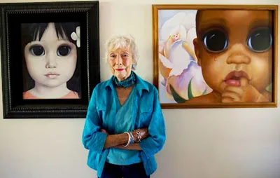 Большие глаза» Маргарет Кин: она рисовала талантливые картины, а муж  выдавал их за свои. Она терпела 12 лет | ПРО красивости: DIY и искусство |  Дзен