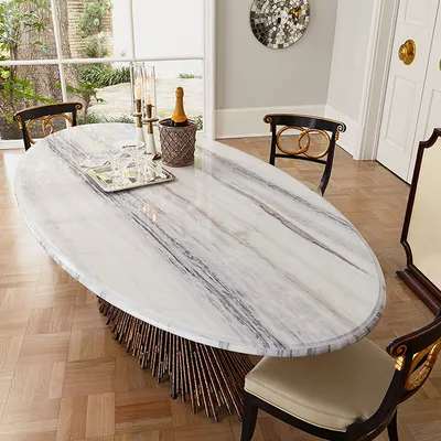 Стол обеденный - стиль Ар-деко - Для столовой - большие обеденные столы  производства США - Ambella home - Origami - Купить в Интернет-магазине