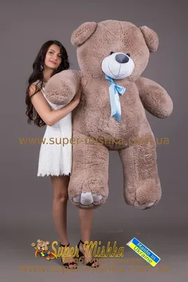 240 см (2.4 метр ) Огромный Плюшевый медведь Кельвин (цвет: белый) | Мягкие  игрушки | Большие мишки (id 96276818), купить в Казахстане, цена на Satu.kz
