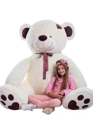 Самый большой плюшевый медведь белый 250 см - потап 3M-08 купить заказать в  Miha.org.ua
