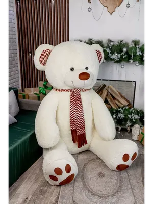 Большой плюшевый медведь – заказать на Ярмарке Мастеров – IXRERRU | Мягкие  игрушки, Новосибирск