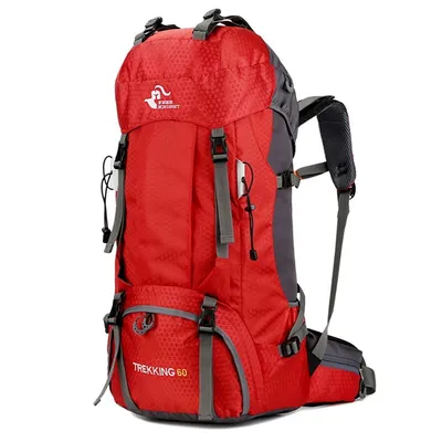 Рюкзак туристический Grand Price 60L Large Capacity Travel Hiking Camping  Outdoor Backpack красный, 60 л - купить по выгодной цене в  интернет-магазине OZON (546971030)