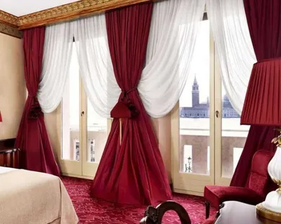 Комплект бордовые шторы жаккард. Готовые шторы бордового цвета в спальню,  зал, гостиную (ID#1897523470), цена: 720 ₴, купить на Prom.ua
