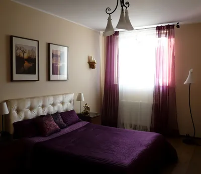 Бордовые шторы в интерьере спальни (144 фото) - фото - картинки и рисунки:  скачать бесплатно