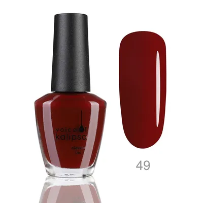 Лак для ногтей темно-красный TopFace 138205098 купить в интернет-магазине  Wildberries