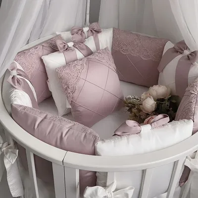 Бортики в детскую кроватку для новорожденных мальчиков девочек комплект в  круглую, овальную,прямоугольную кровать набор для новорожденного защитный -  купить с доставкой по выгодным ценам в интернет-магазине OZON (545598977)