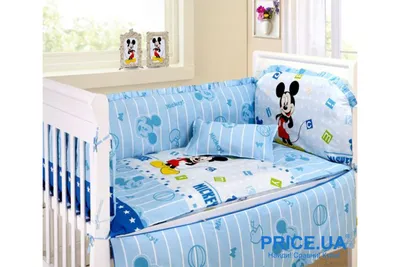 Sleep and Play Бортики в кроватку для новорожденных со съемными чехлами