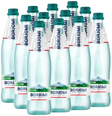 Минеральная вода Borjomi / Боржоми газированная ПЭТ 0.75 л (6 штук) -  купить в Москве | цены с доставкой