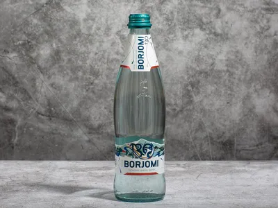 БОРЖОМИ вода минеральная природная питьевая лечебно-столовая газ. 12*0,5л  стекло Грузия – Совин
