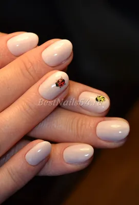 Божья коровка на ногтях (ФОТО) - уникальный дизайн ногтей для стильных  модниц - trendymode.ru