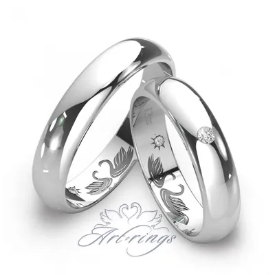 Парные обручальные кольца с фото и ценой на изготовление пары колец