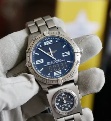 Часы Breitling Aerospace Titanium UTC Modul 40mm e75362 【Выгодная цена】 -  купить у DJONWATCH