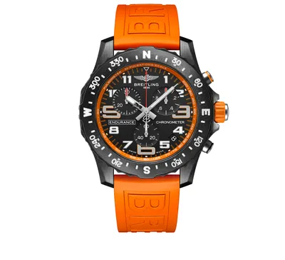 Часы Endurance Pro 44 Breitling Professional X82310A51B1S1, 44 мм,  Breitlight®, хронограф | Mercury