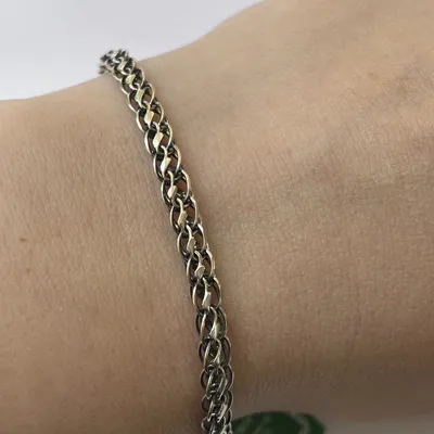 Классический серебряный браслет змейка 5 гр, ширина 5 мм (ID#1698920750),  цена: 675 ₴, купить на Prom.ua